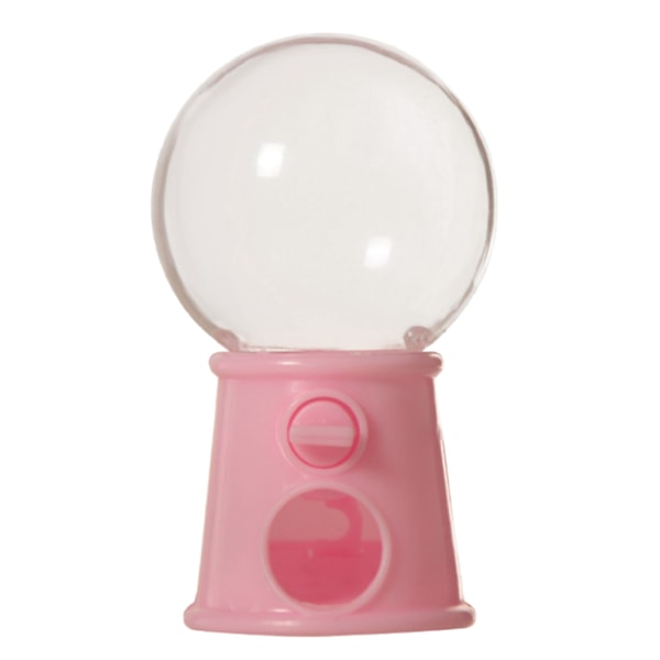 Ny Kreativ Mini Ljuslampa Godisautomat Flerfärgad Söt Gashapon Maskin Mini Godisask Plastförvaringslåda (Rosa, 12-pack)