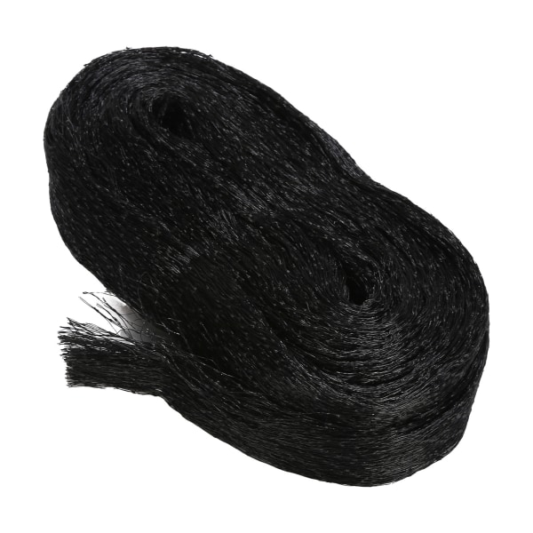 Fuglenet med 50 stk. Kabelbinder Nylon Have Net Anti Fugl Mesh Plante Skadedyr Net til Grøntsager Frugt Sort
