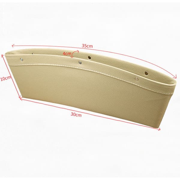 Oppbevaringsboks for bilsete, sideveske, beige