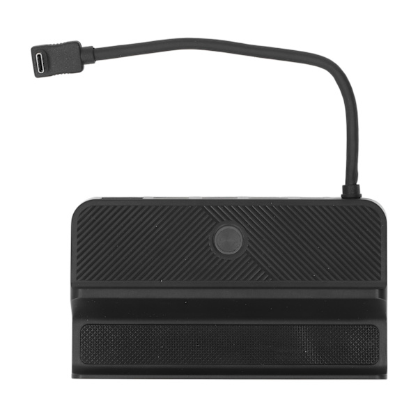 Dockingstation Svart 6 i 1 Laddningsbas RGB LED Hub Dockingstation för Steam Deck RGB