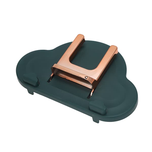 Väggmonterad hopfällbar hårtorkhållare i plast för badrum