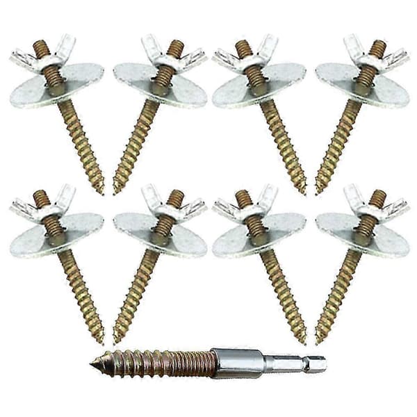 1 Set Bird Perch Screws with Gaskets Bird Cage Accessories