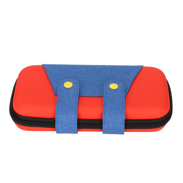 Til Switch Lite bæretaske EVA rejsetaske til spillekonsol tilbehør med dobbelt lynlåsrum Rød Blå Til Switch Lite