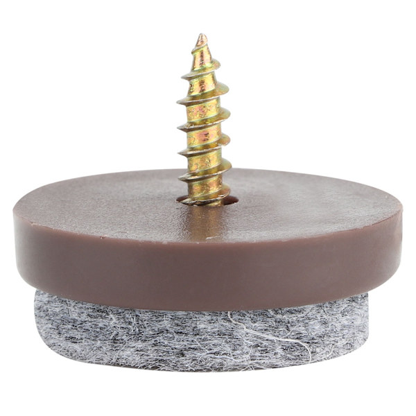 50 st Möbelfötter Filt Spik Skåp Bord Soffa Stol Ben Halkskydd Golvskydd (22mm)