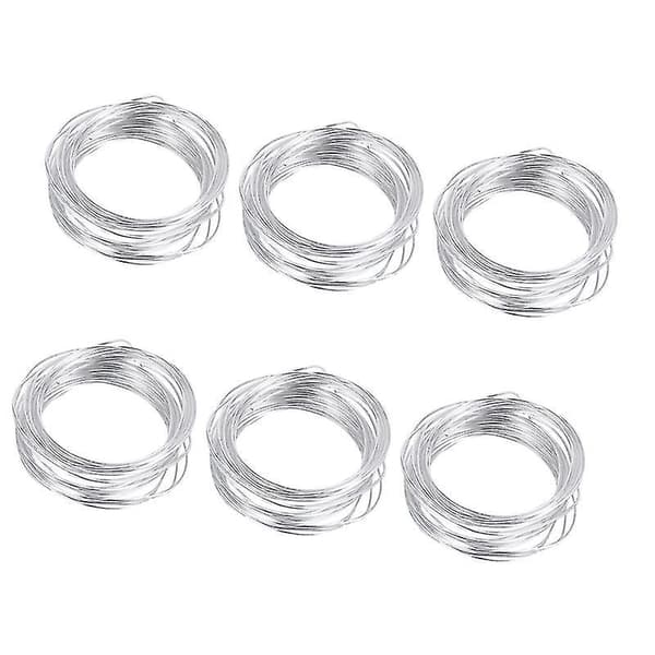 6 rullar flexibel aluminiumtråd