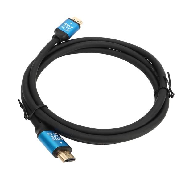 HDMI-kabel 4K PVC Aluminiumlegering Hög Definition Multimedia Interface Sladd för TV PC Dator Bärbar Blå 2m / 6.6ft