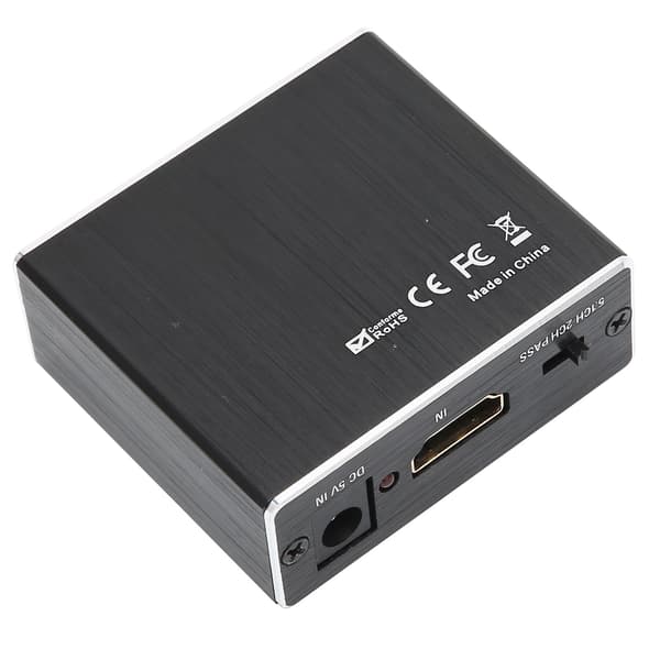 HDMI Audio Splitter 4K 60Hz Decoder HD Audio Converter Adapter