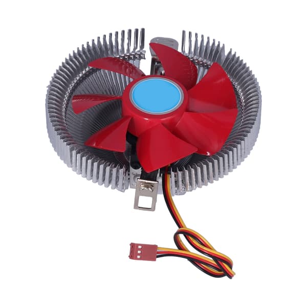 CPU Køler Ren Aluminium Støjsvag Køleventilator til Kontorcomputer Varmeafledning