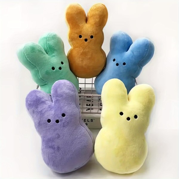 Legetøj Sødt dyr Bunny Fyldt Dukke Legetøj Bordsofa Dekor Komfort Dukke Pude Legetøj Til Børn Påskedekoration, 13 cm/5,11 tommer 6pcs Easter Bunny Plush