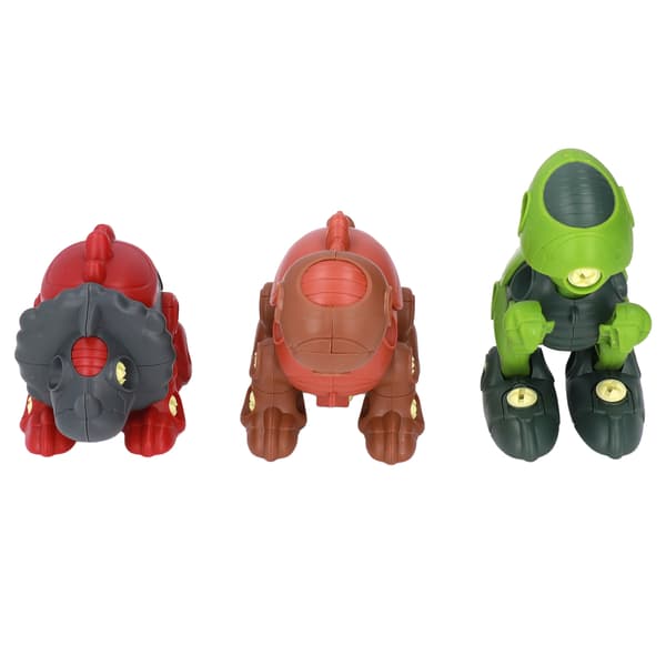 DIY Skruv Mutter Montering Dinosaurie Leksaksset Byggmodell för Barn