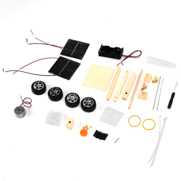 DIY Solcellebilsett Pedagogisk Vitenskapseksperiment Elektrisk Motor Montering