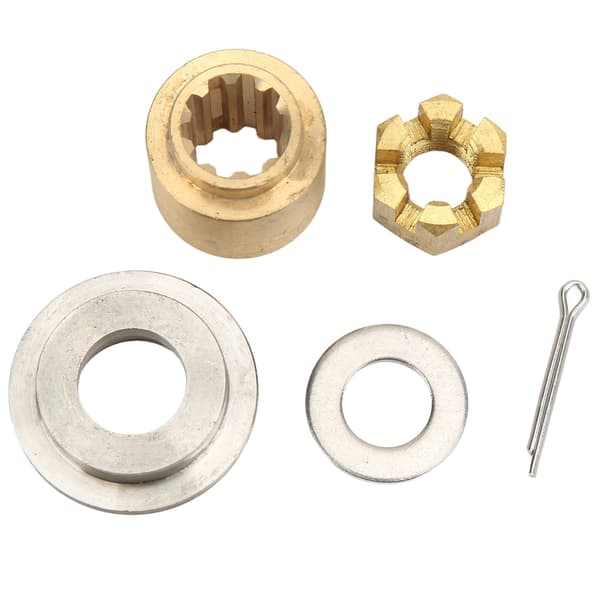 Propellerinstallationshårdvarusats Tryckbricka Bussning Bricka Mutter Saxstift för 2-takts 20-30HP utombordsmotor