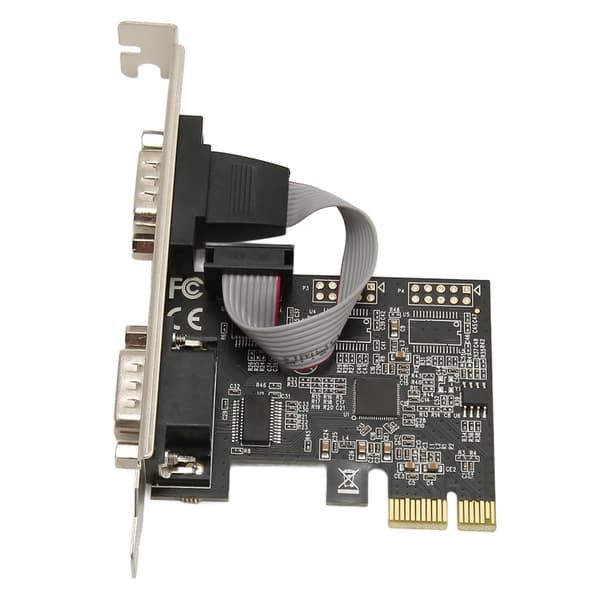 2 Port PCIe RS232 DB9 Serielt Kort til Windows Linux