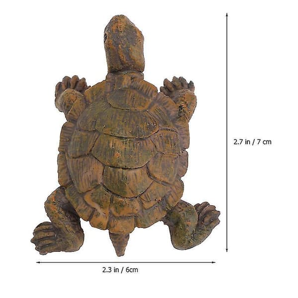 3 stk. Skildpadde Dekorationer