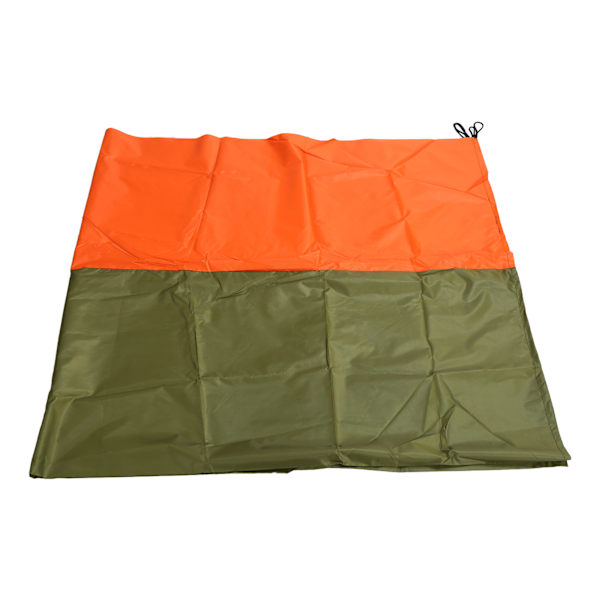 Isolerande Solskydd Multifunktionell Sandtät Vattentät Strandcampingmatta för Utomhus Dubbel Färg (Orange Grön)