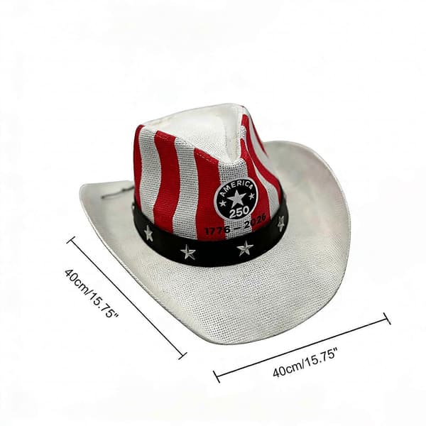 【02】Western Cowboyhatt, Stilig Solhatt