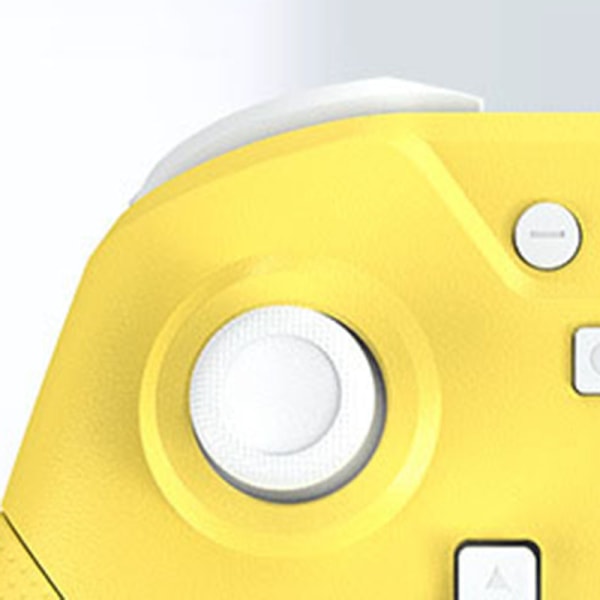 Bluetooth Gamepad NFC Somatosensorisk Dual Motor Vibration Wireless Game Controller med 3D Joystick til Switch Lemon Yellow- W