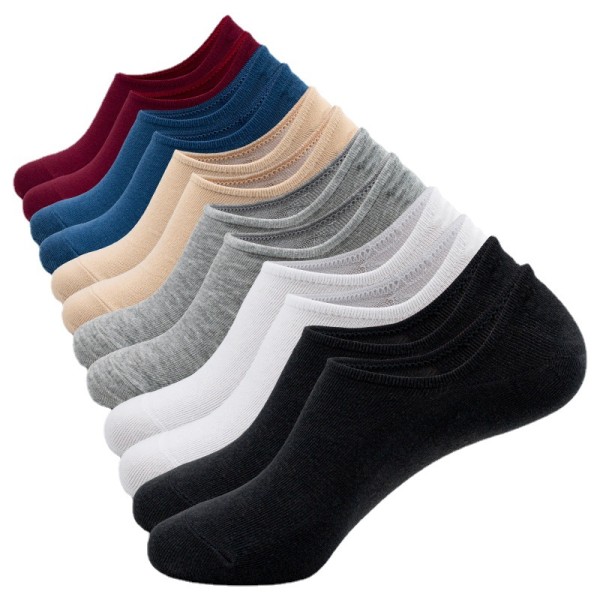 Sokker for menn, pakke med 12 par lave sokker for menn og kvinner, sportssokker i pustende bomull for menn