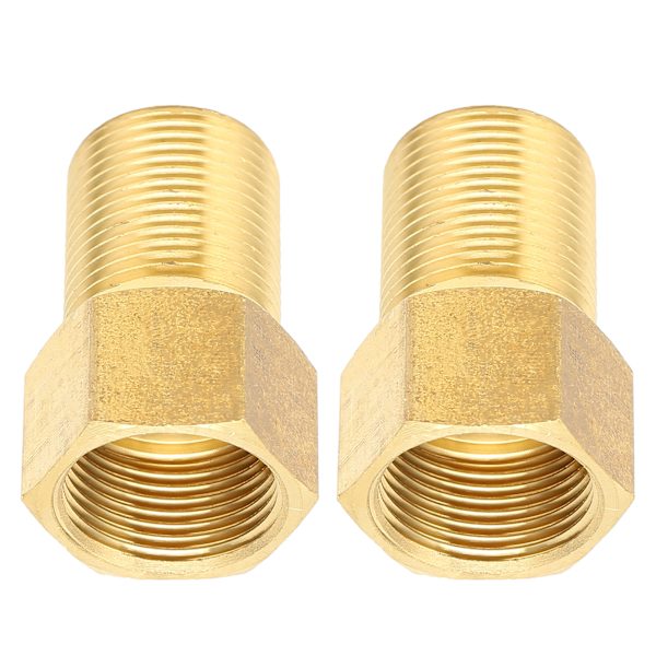 2 stk. G3/4 Haveadapter Messingforbindelsesrør Fittings til Havevanding 50 mm