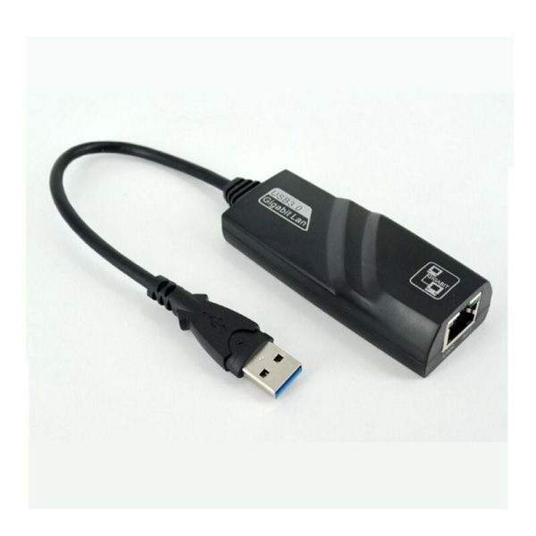 USB Ethernet Adapter, Auto Support MDIX USB3.0 Gigabit til RJ45 nettverkskort, USB nettverkskort for ekstern nettbrett