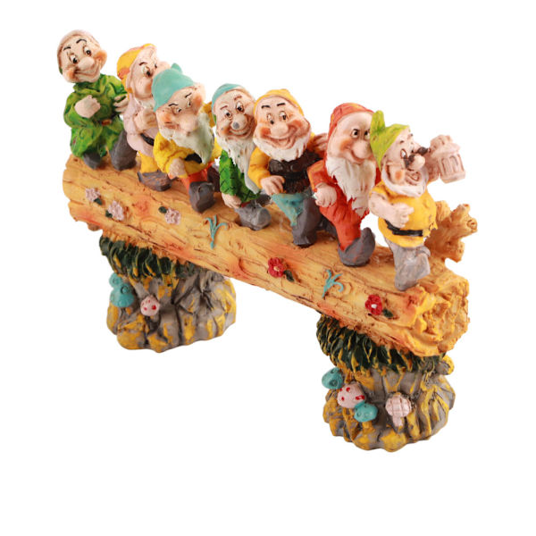 Sæt med Syv Dværge Resin Gnome Havedekoration Fe Have Gnome Statue Resin Gnome