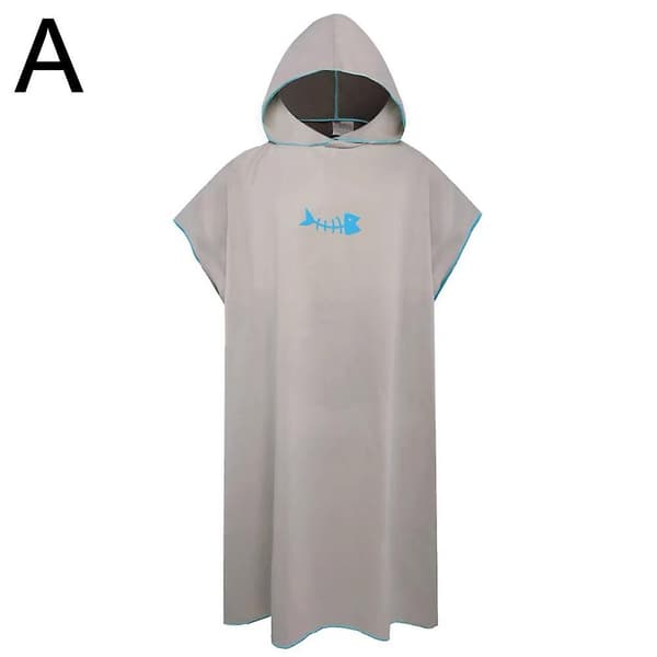 Beach Robe, Quick-Drying, Adult, Hooded Bathrobe, Absorbent