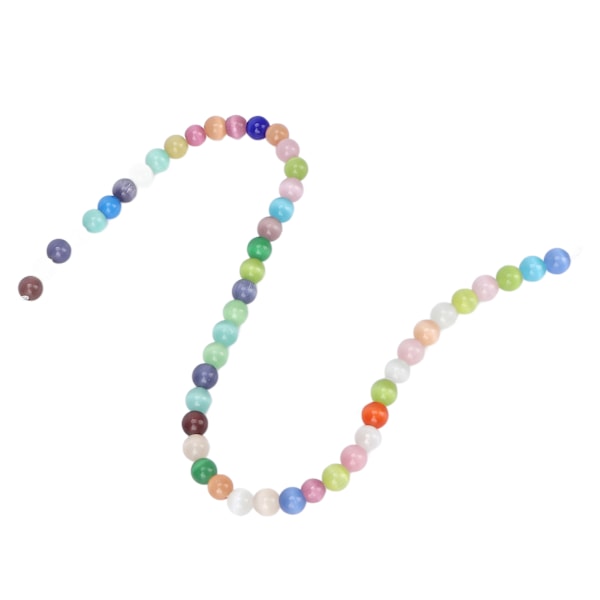 8mm Naturlige Løse Sten Spacer Perler til DIY Smykker - Perfekt til Halskæder, Armbånd og Håndværksprojekter