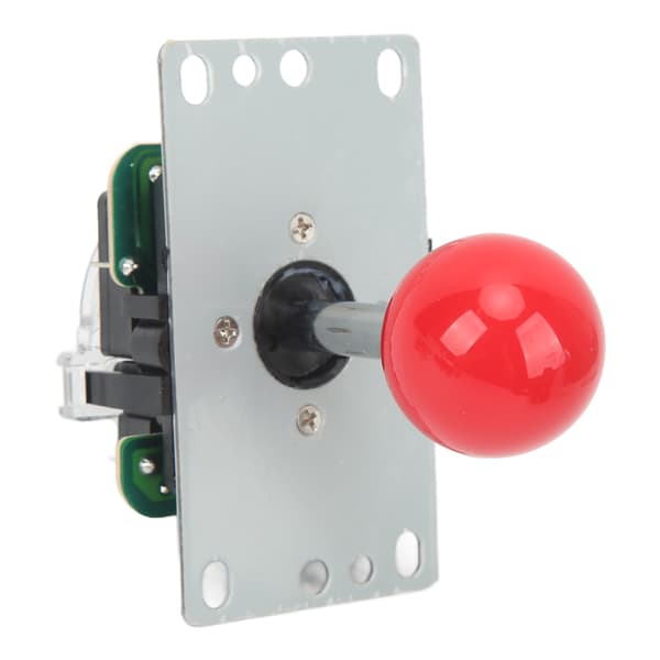 DIY USB Controller Computer Rocker Game Stick Joysticks med kontrolchip til Arcade Game Rød
