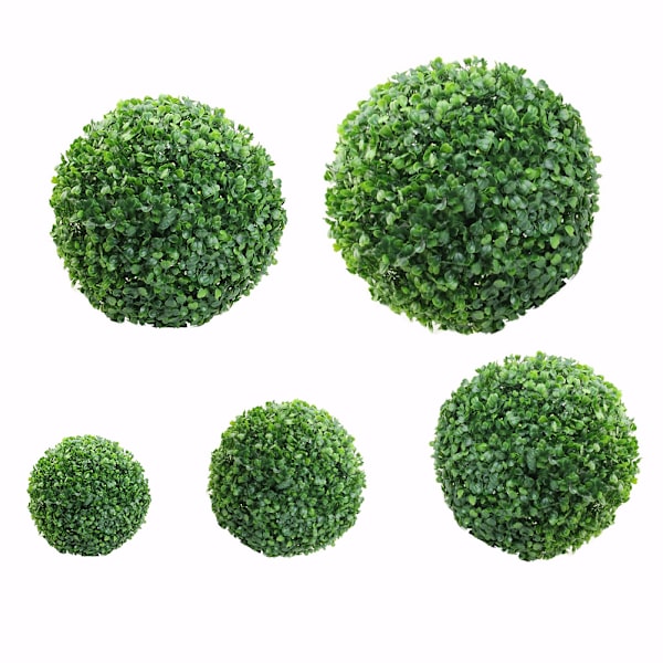 Grøn Plastik Plante Bold Dekoration Hjem Udendørs Bryllup Fest Dekoration Planter Græs Bold