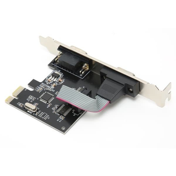 PCIE til 2 seriel port adapter udvidelseskort til Windows Linux Mac desktop PC