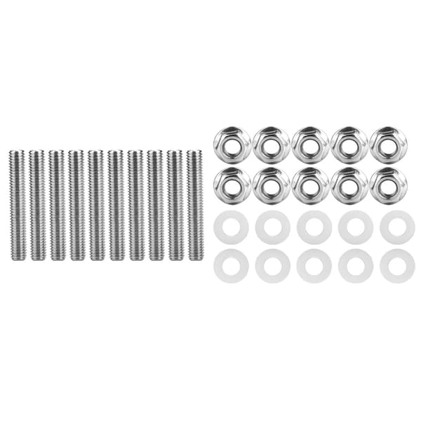 Rustfrit stål sort udstødningsmanifold Header Stud Bolt Kit til Honda Acura