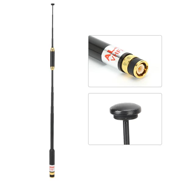 BNC-stik High Gain tovejsradioantenne til bilmontering