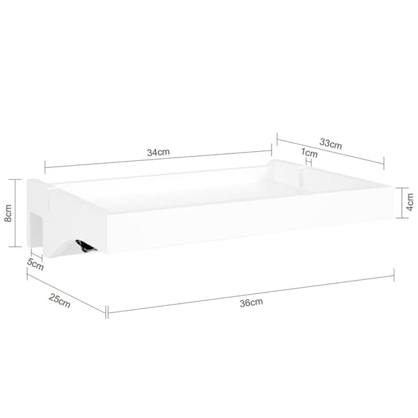 SoBuy Bedside Table Nightstand Design Nightstand NKD01-W