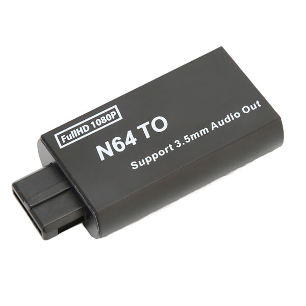 N64 til HD Multimedia Interface Konverter 1080p Support PAL NTSC Videospil Adapter med 3,5 mm Interface