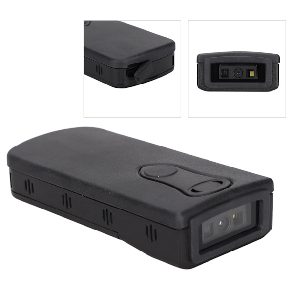 Trådlös streckkodsläsare 2D Mini Handhållen Bärbar 2.4G Bluetooth QR-kodsläsare för Android