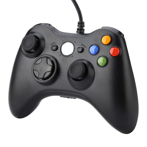 Kabelansluten USB -port Gamepad Game Controller Joypad Joystick Game Handtag för Xbox 360