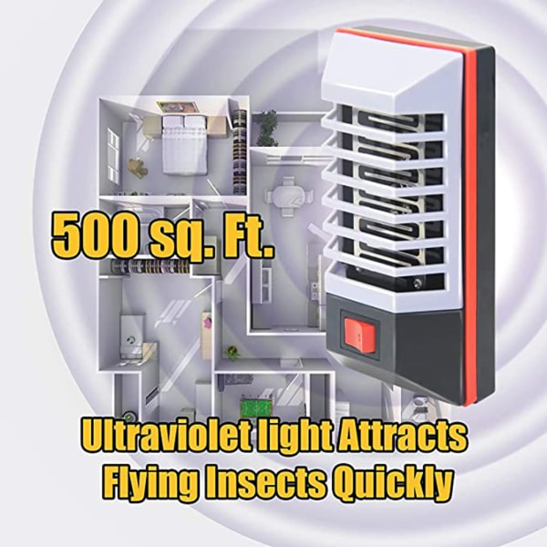 LED Mosquito Killer Lamp Trap Mosquito Killer Myggfelle Elektrisk Mosquito Killer (original europeisk standard)- W
