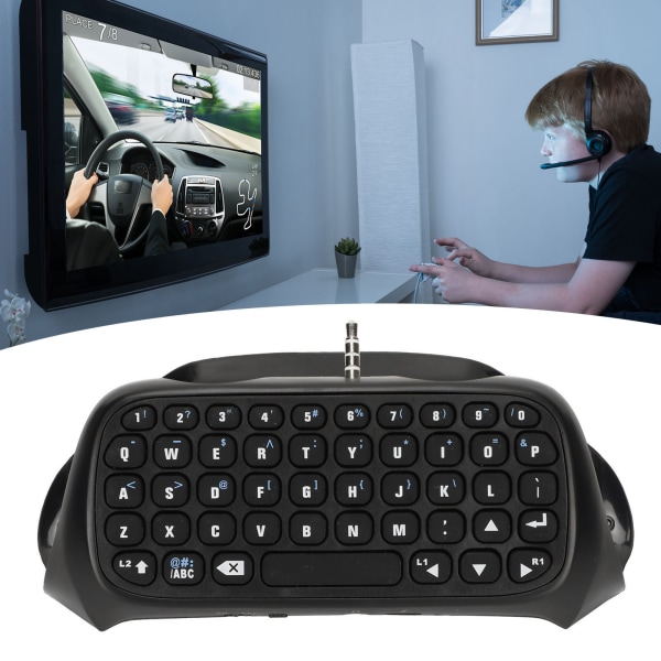 Controller Tastatur Multifunktionel Bluetooth Trådløs Controller Tastatur til Playstation 4 Game Controller