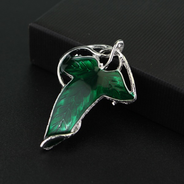 The Noble Collection Ringenes Herre Elven Blad Broche Kostume Smykker Emaljeret Broche