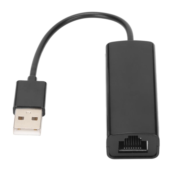 Ethernet-adapter USB till 10/100 Mbps Plug and Play Trådbunden LAN-nätverksadapter för Switch för Windows för OS X