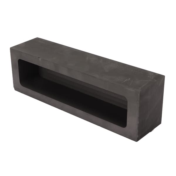 Rektangulær grafittblokkform for smelting av gull, sølv, aluminium, kobber