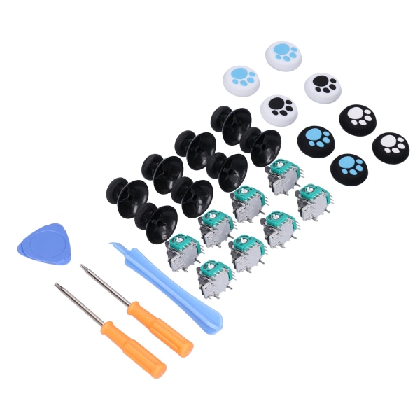 Analog Joystick Kit Komfortabel Holdbar Nem at Installere Controller Reservedele til Xbox OneQM21070991 (Kattepoter)