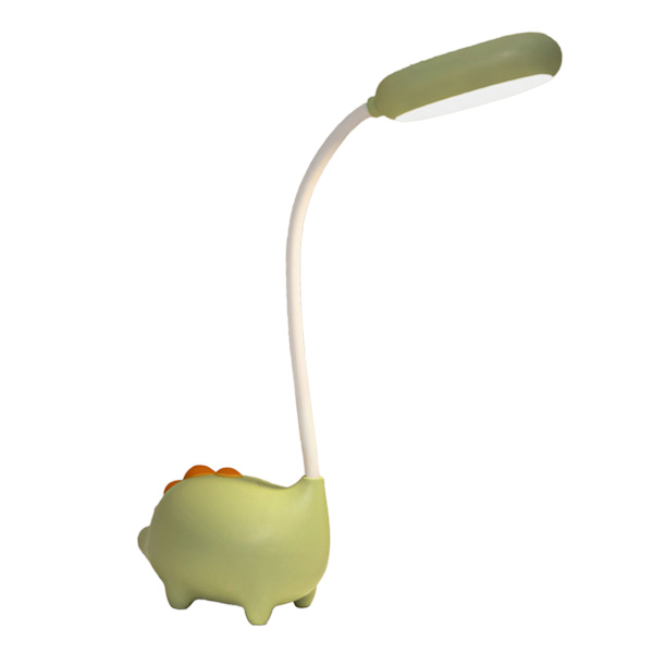 Bedårande Grön USB LED Skrivbordslampa för Sängbord & Sovsal - Skonsam Läslampa för Bord