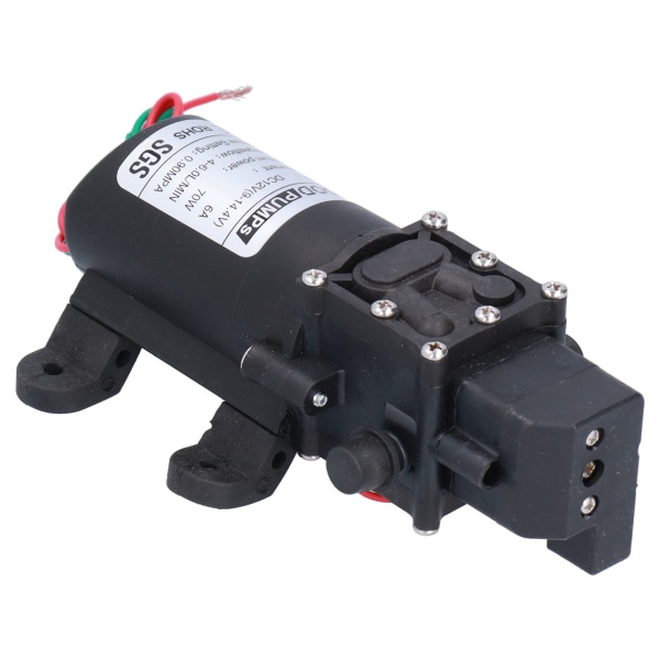 3308 Membranpumpe Selvsugende Sprøytepumpe for Hagevanning Bilvask 12V 70W