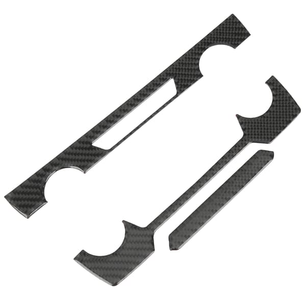 Kolfiber Mittkonsol CD Panel Trim Skydd för Honda CRV 2016 2019