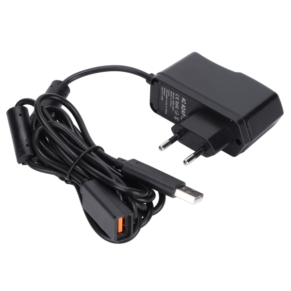USB til AC Adapter Højfølsom AC Adapter Konverter Strømledning til Xbox 360 Kinect Sensor EU-stik 100‑240V