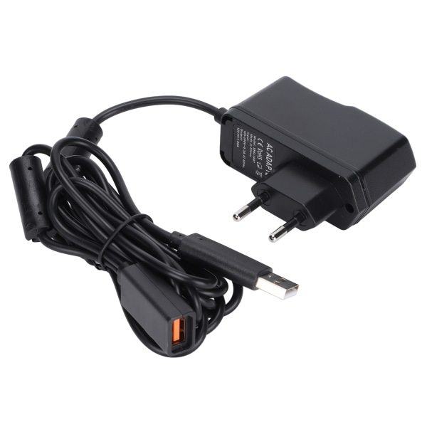 USB til AC-adapter Høy følsomhet AC-adapter Konverter strømledning for Xbox 360 Kinect Sensor EU-plugg 100‑240V
