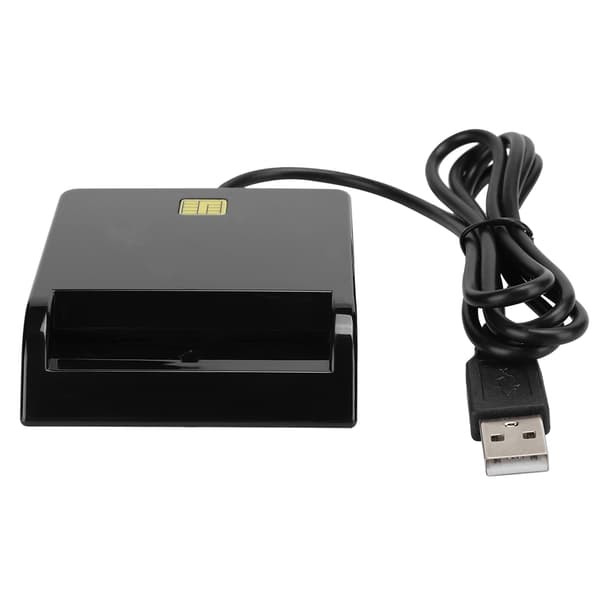 Smart Card Reader Sort Kompatibel med Windows Linux Mac OS