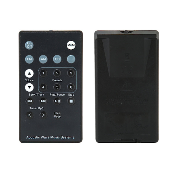 Fjärrkontroll ersättning för Music Radio System I II III IV för Sound Touch Wave CD AWRCC1 AWRCC2 AWRCC3 Svart (levereras utan batteri)
