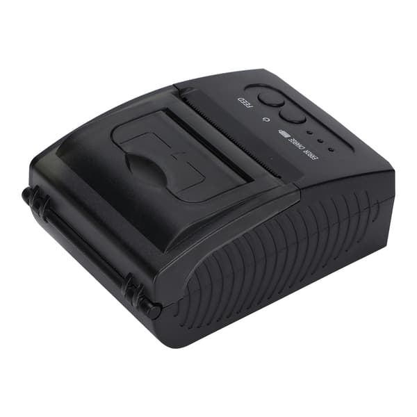 Bærbar 58 mm termisk etiketprinter POS-kvitteringsprinter til Android iOS Windows EU-stik
